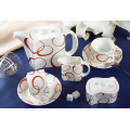 15 Pieces Porcelain Coffee Set (LFR6426)